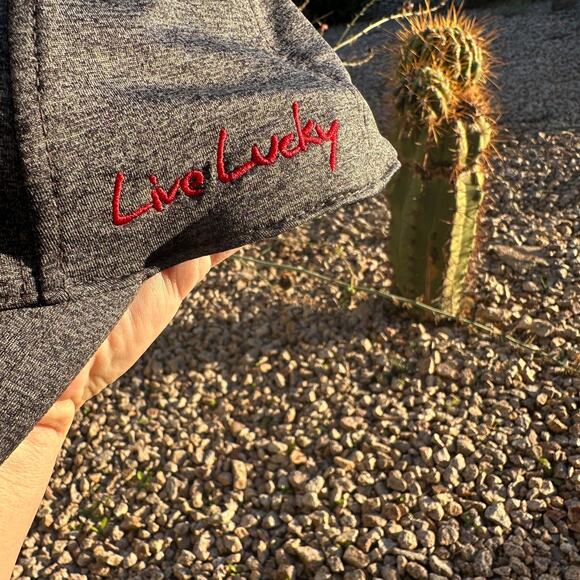 black clover live lucky arizona flag hat l xl memoryfit flexfit rolly rule gray - Picture 2 of 14